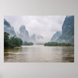 Póster Ao rio Yangshuo
