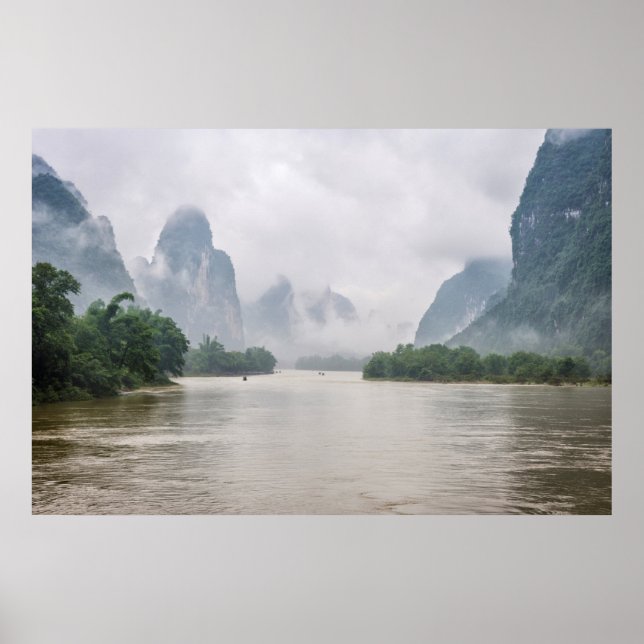 Póster Ao rio Yangshuo (Frente)