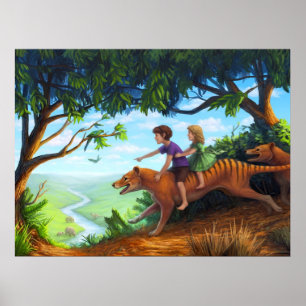 Poster Ao vale do megafauna