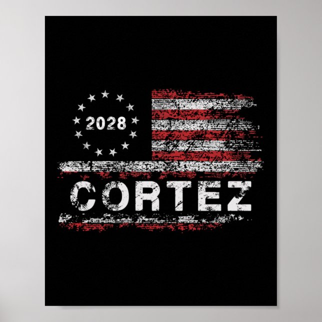 Poster Aoc Alexandria Ocasio Cortez 2028 Para O President (Frente)