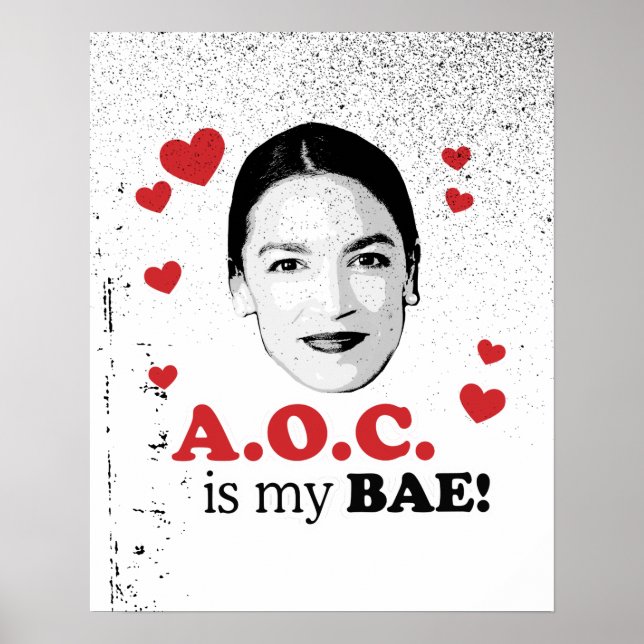 Poster AOC é meu BAE (Frente)