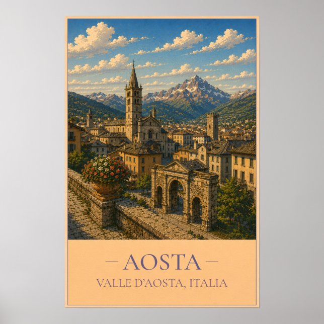 Poster Aosta (Frente)