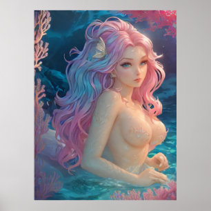 Poster *~* AP60 Agua Deusa Fantasia Mar Sereia 17