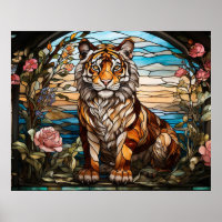 *~* AP68 Fantasy TIGER Vidro Apanhado Brilhante 5: