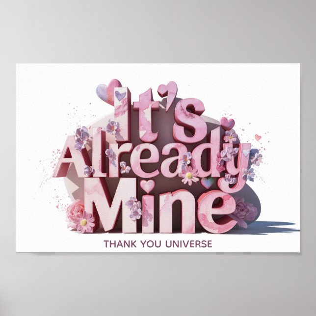 Poster *~* AP85 Whimsical Lei de Manifestação de Atração (Frente)