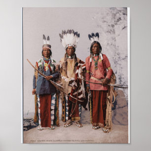 Poster Apache Chiefs Garfield Ouche Te Foya 1899