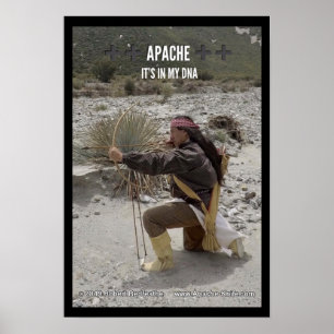 Poster Apache Knife®™ 🇺 DNA Apache. Pôster