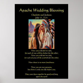 Poster Apache Wedding Blessing Cheif embarca em nova viag