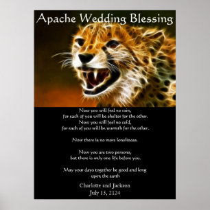 Poster Apache Wedding Blush