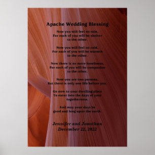 Póster Apache Wedding Blush Canyon Foto 20x28 Matte