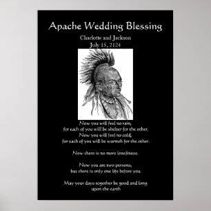Poster Apache Wedding Blush Ojibwa Cheif