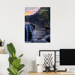 Poster Apache Weding Blush River Falls