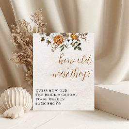 Poster Apaixonado | Quantos Anos Eles Tinham Chá de panel