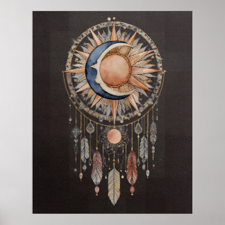 Poster Aparasol Celestial Sonho Lunar