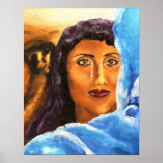 Póster Aparência de Jesus a Maria