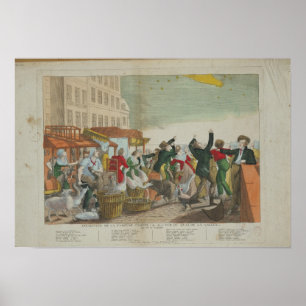 Póster Aparência do grande cometa em 1811
