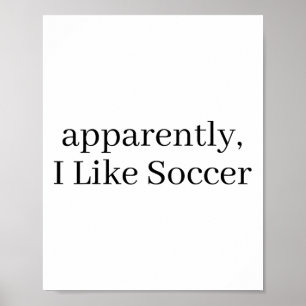 Poster Aparentemente, Eu Gosto de Futebol, Jogador de Fut