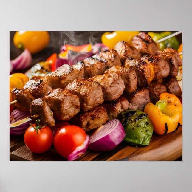 Poster Apelente Shish Kebab com Carne Enganada (Frente)