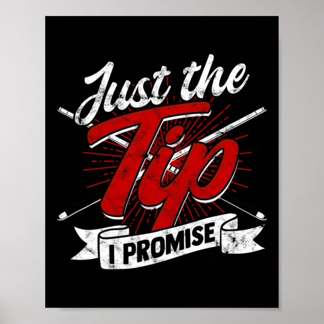 Poster Apenas A Dica Que Prometo - Snooker E Bil De Pisci (Frente)