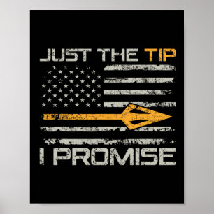 Poster Apenas a Ponta Eu Prometo - Caça com Arco Engraçad
