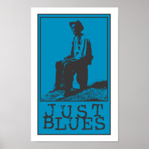 Póster Apenas Bluesman dos azuis