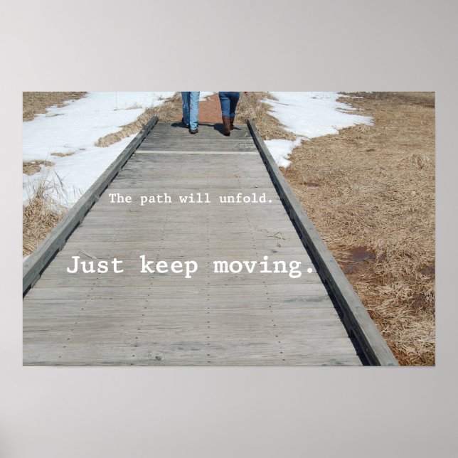 Poster Apenas Continue Movendo (Frente)