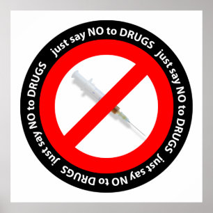 Poster Apenas diga não à droga