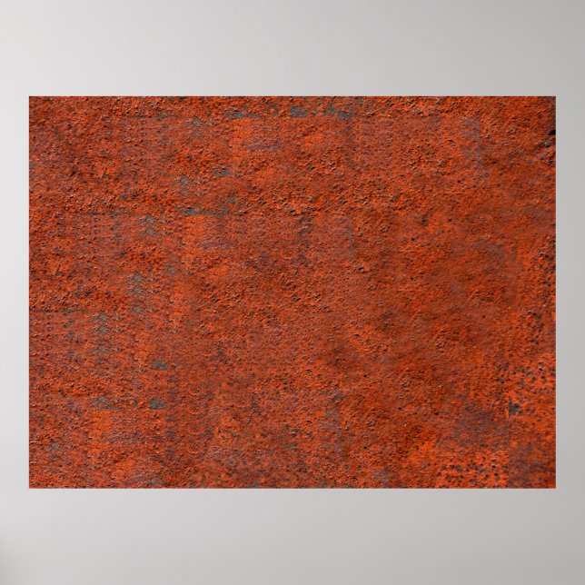 Poster Apenas ferrugem ferrugem ferro metal (Frente)