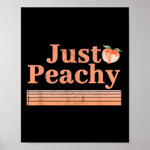 Poster Apenas Fruta de Verão Pêssego Gráfico