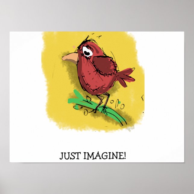 Poster Apenas Imagine (Frente)