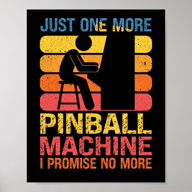 Poster Apenas Mais Um Pino Pinball Pinball Pover Pub (Frente)