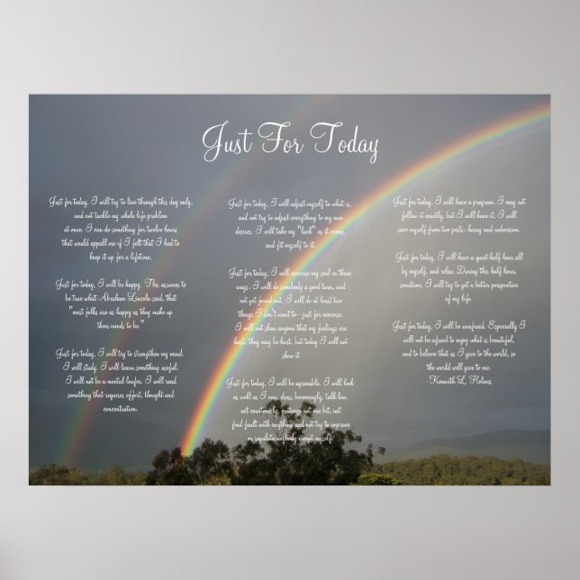 Poster Apenas para hoje (Frente)