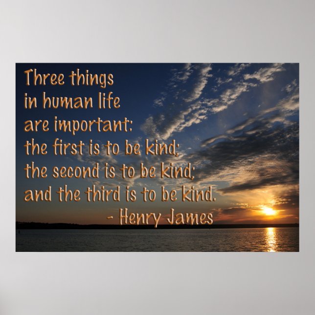 Poster Apenas Seja gentil (Frente)