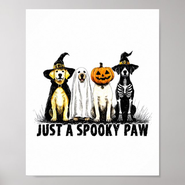 Poster Apenas Um Cachorro Fantasma De Pata Louca (Frente)