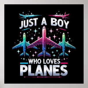 Poster Apenas um garoto que ama aviões