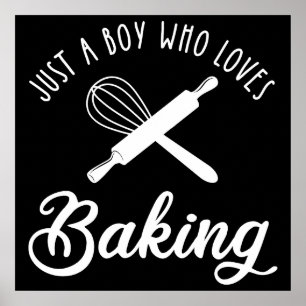 Poster Apenas Um Menino Que Adora Baking