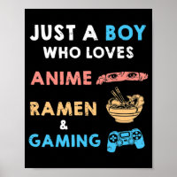 Apenas Um Menino Que Ama Anime Ramen E Jogo Divert