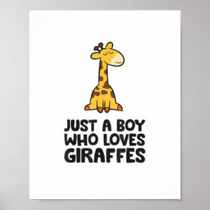 Poster Apenas um Menino que Ama Girafas