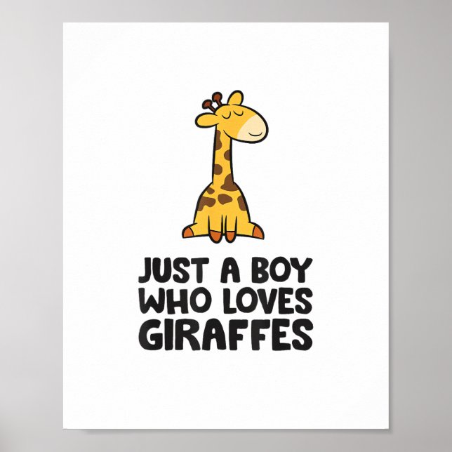 Poster Apenas um Menino que Ama Girafas  (Frente)