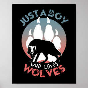 Poster Apenas um menino que ama lobos