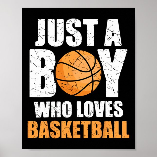 Poster Apenas Um Menino Que Ama O Basquete 1 (Frente)