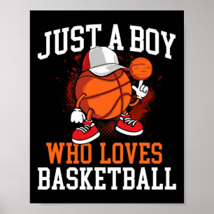 Poster Apenas Um Menino Que Ama O Basquete - Jogadores Ho
