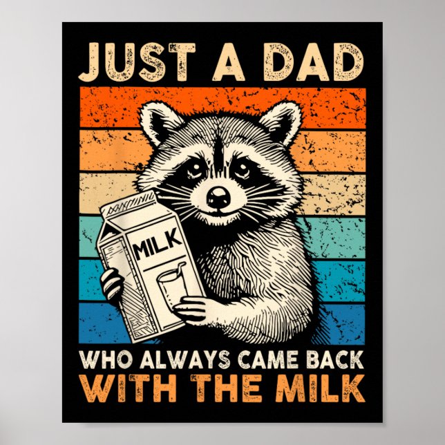 Poster Apenas um pai que sempre veio com o leite Pai (Frente)