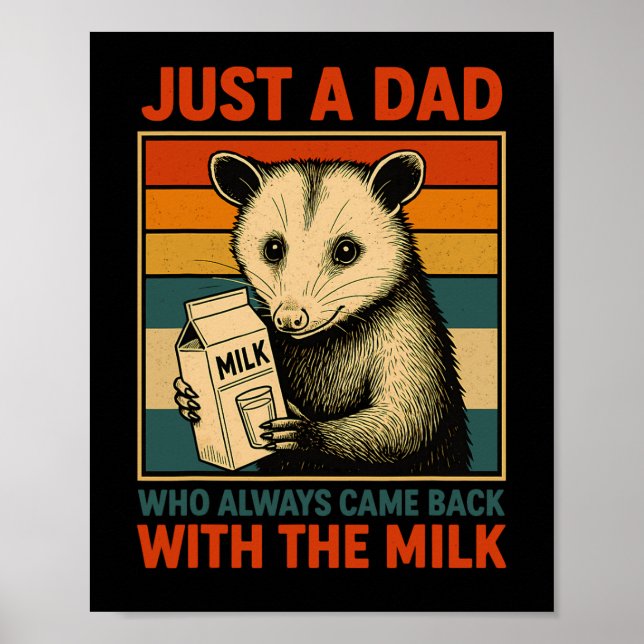 Poster Apenas um pai que sempre voltava com o leite Pai (Frente)