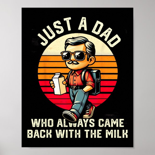 Poster Apenas um pai que sempre voltava com o leite Pai (Frente)