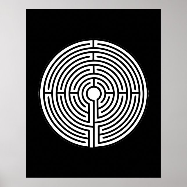 Poster Apenas uma Circular Maze (Frente)