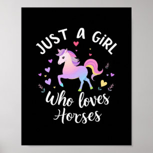Poster Apenas Uma Garota Que Ama Cavalos