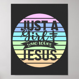 Poster Apenas uma garota que ama Jesus