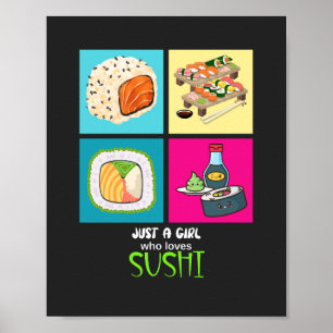 Poster Apenas uma garota que ama Sushi