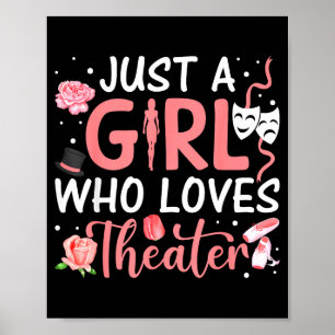 Poster Apenas Uma Garota Que Ama Teatro Musical Teatro Ne
